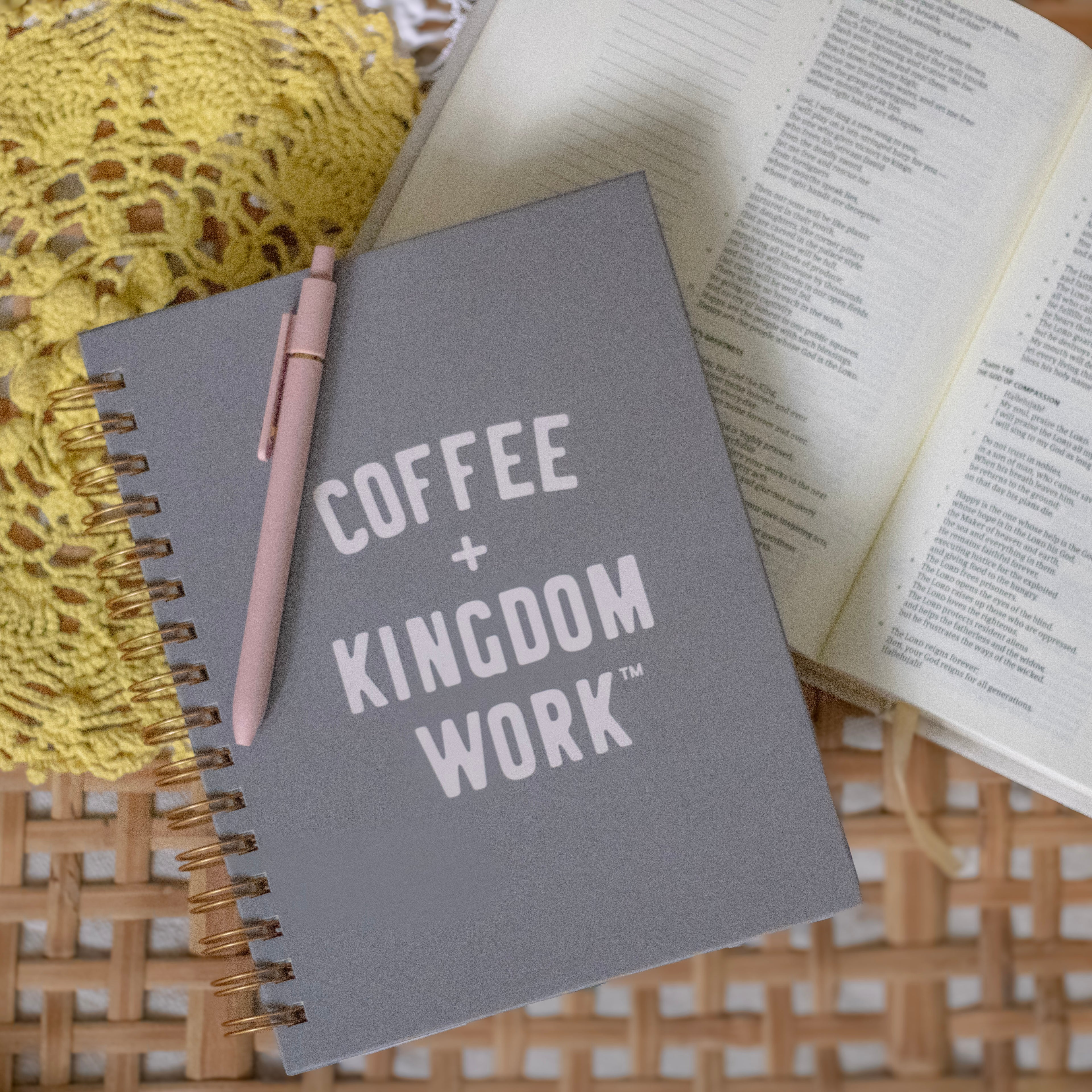 Hardcover Journal - Coffee + Kingdom Work™